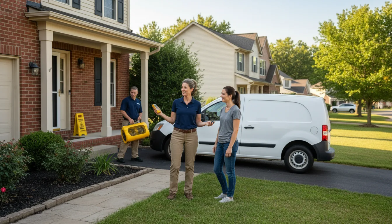 Water restoration image for Home Water Damage Repair in Pratt, WV